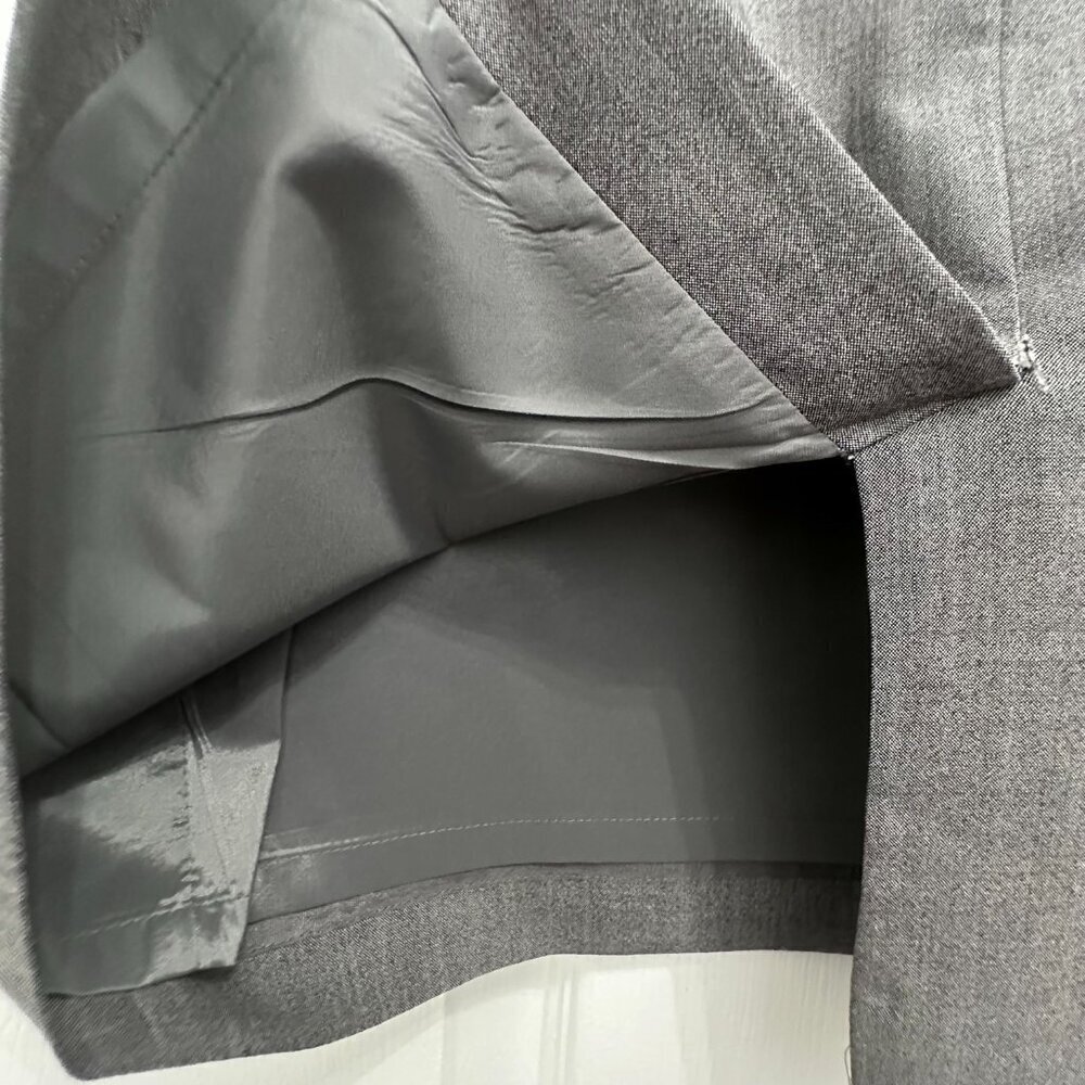 Banana Republic Gray Pencil Suit Skirt Size 12 - Picture 4 of 6